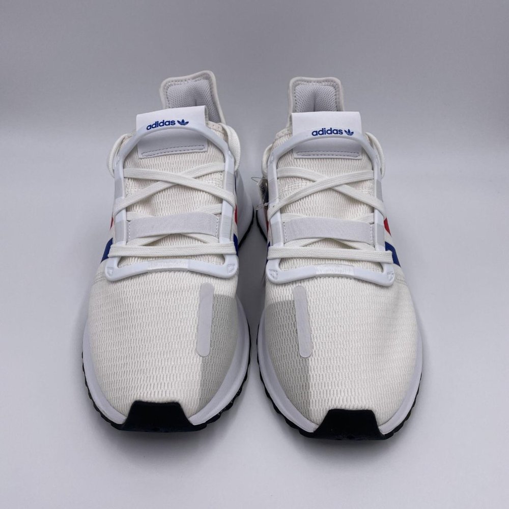 adidas U Path Run White / Blue / Red Mens Shoes - Picture 3 of 8